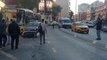 Kadıköy'de kontrolden çıkan İETT otobüsü araçlara ve müze duvarına çarptı