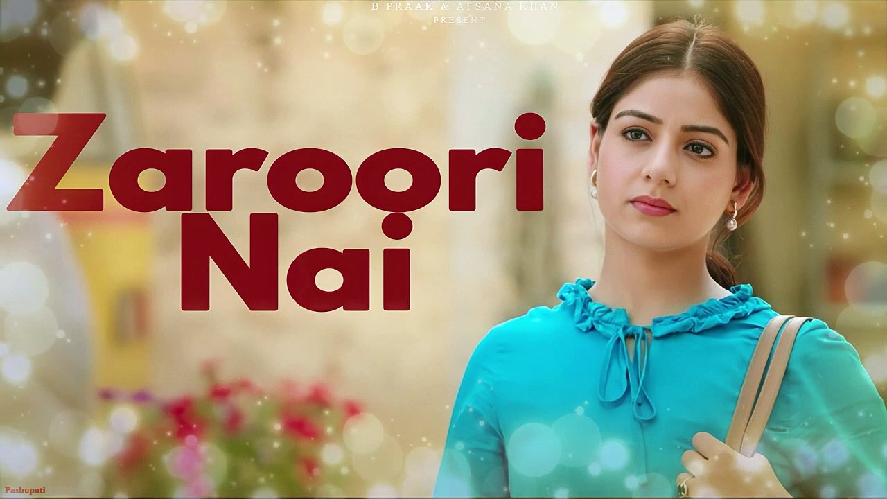 Zaroori Nai (Full Audio) Afsana Khan _ Gurnam _ Tania _ Jagdeep Sidhu _ B Pr_HD