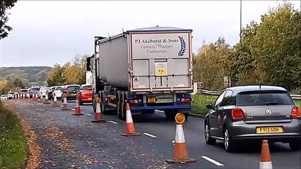 Traffic delays at Horsham