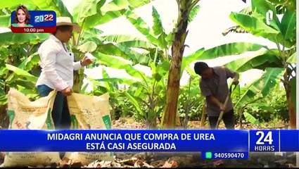 Midagri afirma que urea llegará en diciembre: “Direcagro nos ha dado el plazo de entrega en 40 días”