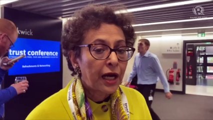 UN Special Rapporteur on freedom of expression Irene Khan on state of Philippine media