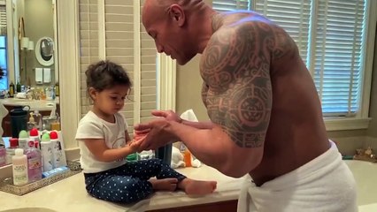 Dwayne Johnson Sings Maui's Rap Portion From Moana For Daughter Tia