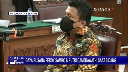 Gaya Berpakaian Ferdy Sambo dan Putri Candrawathi di Persidangan jadi Sorotan