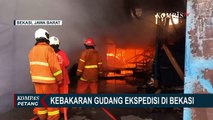 Kebakaran Gudang Ekspedisi di Bekasi, Diduga Akibat Korsleting Listrik