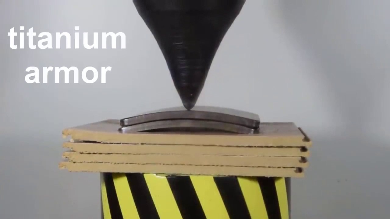 HYDRAULIC PRESS SHARP VS HARDEST METAL, VIBRANIUM