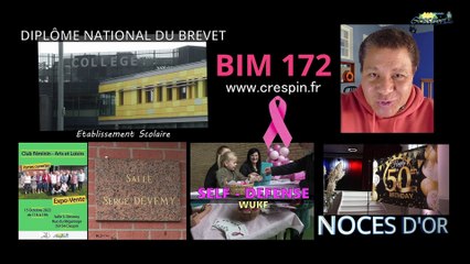 La Bimensuelle 172 de Crespin Télévision (Self-Défense, Noces d'or, Color Run, Tir Sportif...etc)