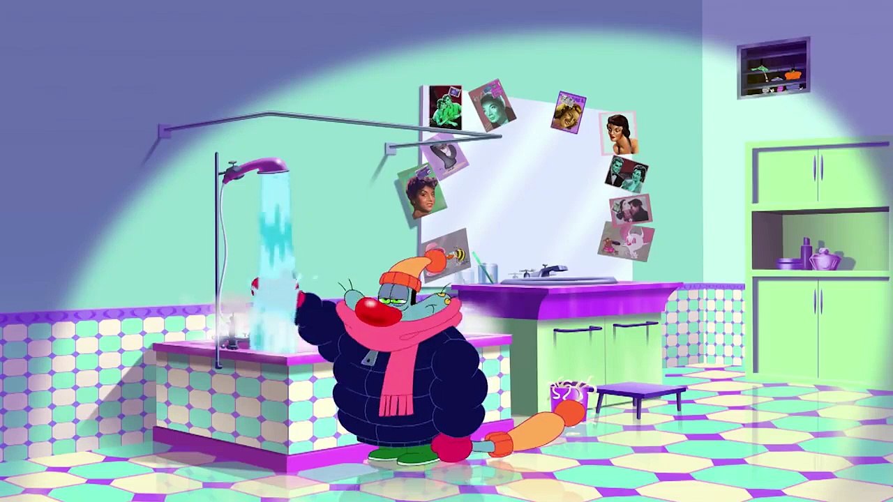 हिंदी Oggy and the Cockroaches - Oggy Goes Green (S04E32) - Hindi Cartoons for Kids