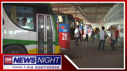 Ilang biyahe sa PITX kanselado dahil sa bagyong 'Paeng'