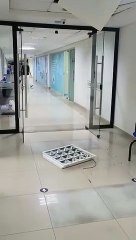 Danos causados pela chuva na UDF