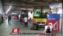 Ilang biyahe sa PITX, kanselado dahil sa bagyo; panghihikayat ng LTFRB sa publiko, 'wag nang tangkaing bumiyahe kung masama ang panahon | 24 Oras