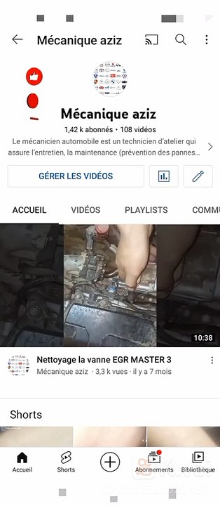 Chaîne youtube