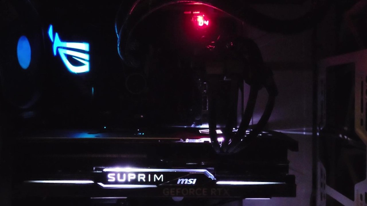 Lichtershow: mein 4.000-euro-pc fährt hoch