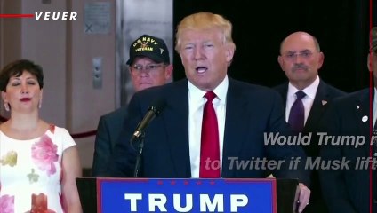 Will Trump Return to Twitter if Musk Lifts Ban?