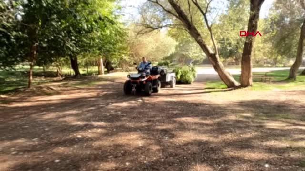 EMEKLİ HAYVANLAR ÇİFTLİĞİ'NE KUŞLAR İÇİN 29 AĞAÇ DİKİLDİ