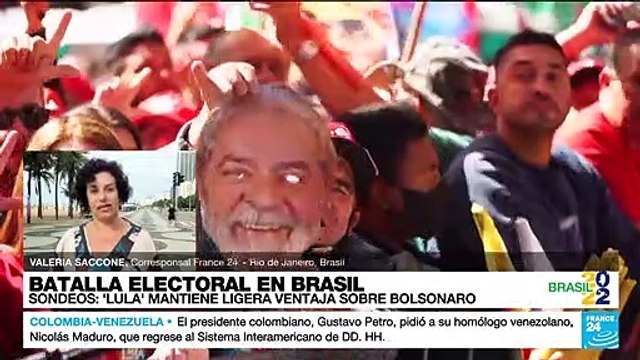 Informe desde Río de Janeiro: últimas encuestas antes del balotaje le dan ventaja a 'Lula'