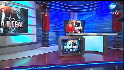 Imbabura: 500 sacos de material pétreo incautados tras operativo contra la minería ilegal