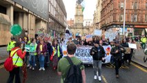 COP27: Youth climate campaigners march in Glasgow, condemning lack of action a year on from ‘failed’ COP26