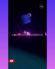 Drone light show.  #trending