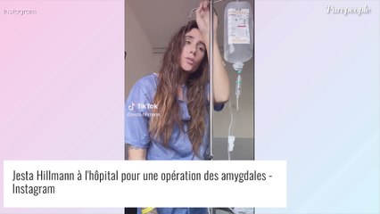 "Il faut faire très attention" : Jesta Hillmann à l'hôpital pour une opération et sous perfusion, elle donne de ses nouvelles