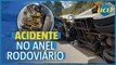 Acidente entre caminhão e ônibus fecha Anel Rodoviário de BH