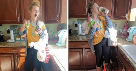 Une adolescente se déguise en une « maman fatiguée » pour Halloween, le résultat est hilarant