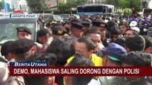 Demo di Patung Kuda Jakarta Pusat Ricuh, Mahasiswa Saling Dorong dengan Polisi!