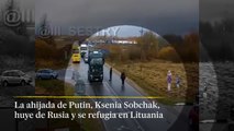 La ahijada de Putin, Ksenia Sobchak, huye de Rusia a Lituania