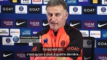 13e j. - Galtier : "La MNM ? Quand il y a cette dynamique, on ne la casse pas"