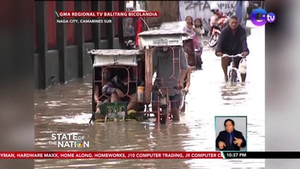 Mahigit 3,000 indibidwal, inilkas mula sa mga flash flood at landslide-prone areas sa Bicol | SONA