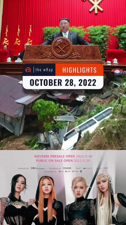Rappler's highlights: North Korea, Tropical storm Paeng, and BLACKPINK | October 28, 2022 | The wRap
