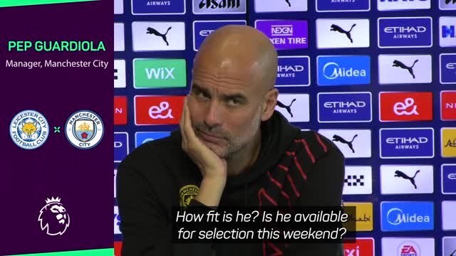 Guardiola unsure if Haaland will play this weekend