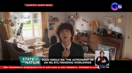 Solo single na 'The Astronaut' ni Jin ng BTS, trending worldwide | SONA