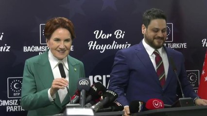 Akşener: "(BTP'nin Millet İttifakı'na katılma talebi) Masaya kendisi adına bu teklifi getireceğim"