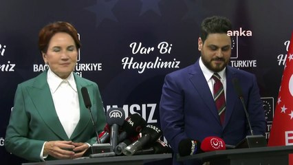 Meral Akşener, BTP Genel Başkanı Hüseyin Baş'ı ziyaret etti