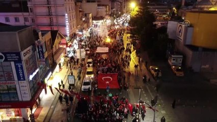 29 Ekim Cumhuriyet Bayramı fener alayıyla kutlandı