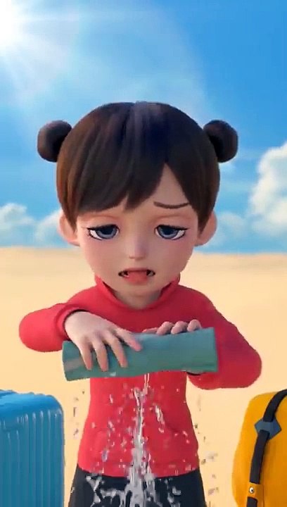 The best funny  videoSummer_story_3d_carroon_animation_#shorts