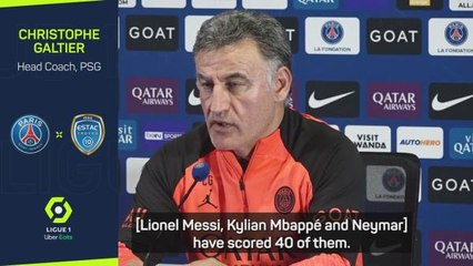 Galtier has no plans to rest Messi, Mbappe or Neymar before World Cup