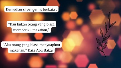 Kisah Nabi Muhammad SAW Dengan Seorang Pengemis