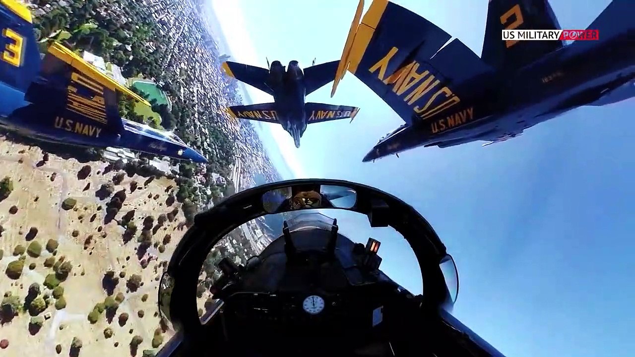 Amazing and Terrifying Blue Angels Cockpit Video