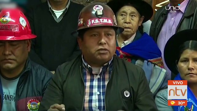 Organizaciones sociales afines al MAS anuncian movilizaciones a partir del 4 de noviembre