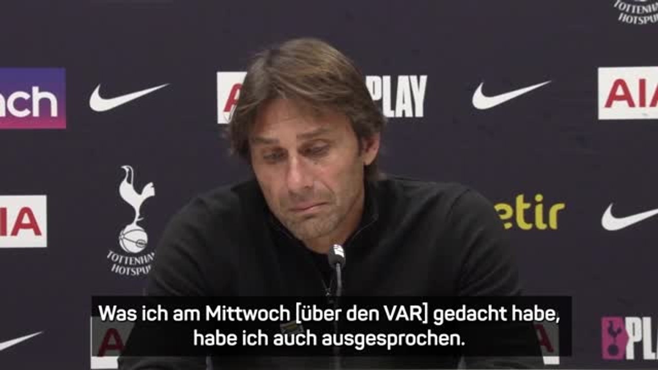 Conte zu VAR: "Möchte nicht sagen, was ich denke"