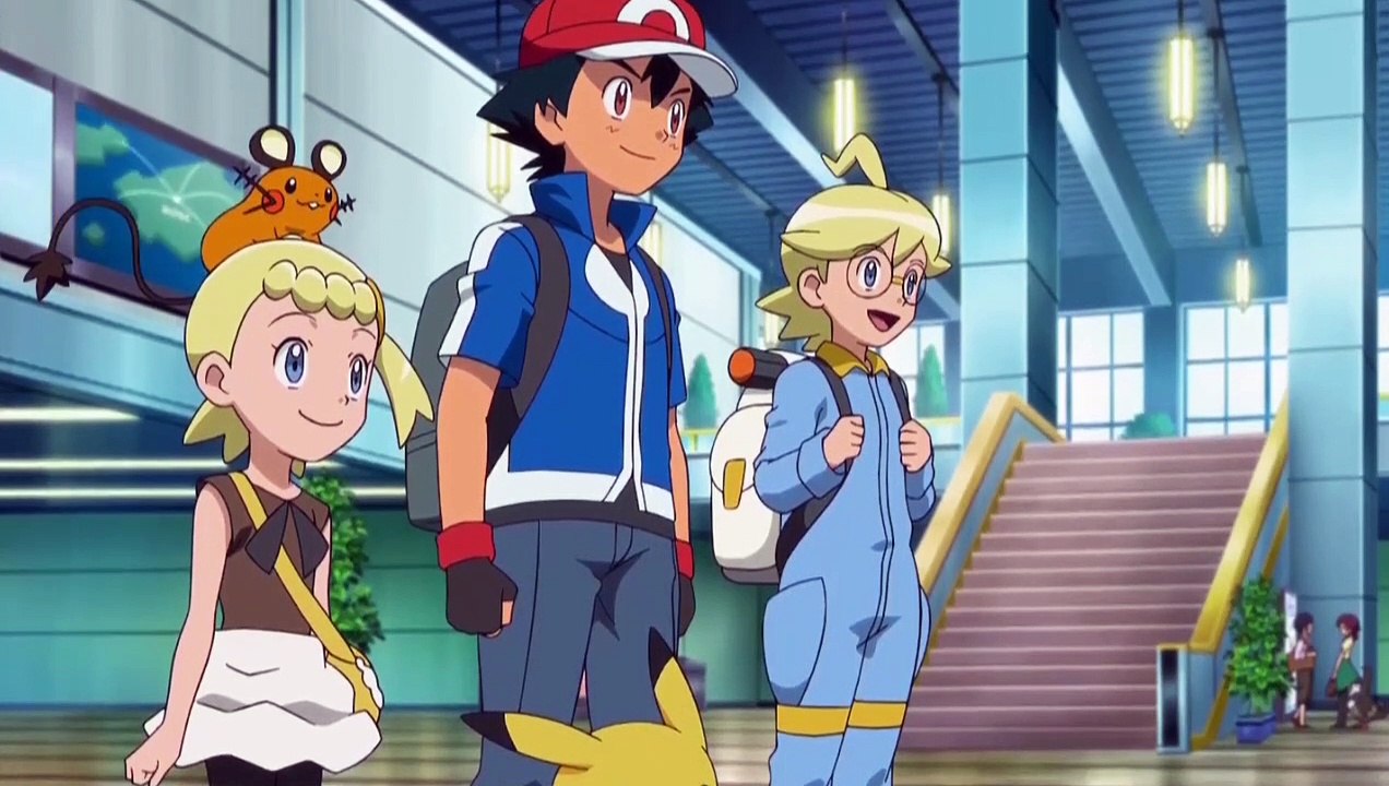 Pokémon XYZ - Serena y Ash se besan (Audio Latino)