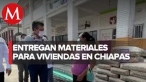 Rutilio Escandón entrega materiales para el mejoramiento de casas en Chiapas