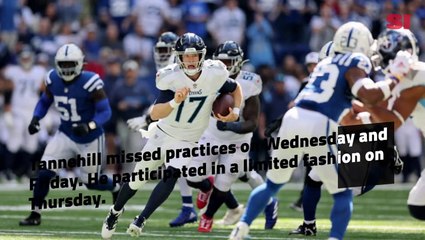 Titans Quarterback Ryan Tannehill Questionable for Sunday vs. Texans