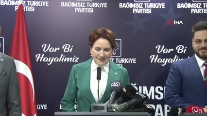 -İYİ Parti Genel Başkanı Akşener, BTP Genel Başkanı Baş'ı ziyaret etti