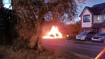 Hayling Island car fire