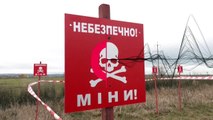 Ukraine receives remote-controlled machine that destroys landmines