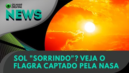 Ao Vivo | Sol "sorrindo"? Veja o flagra captado pela NASA | 28/10/2022 | #OlharDigital