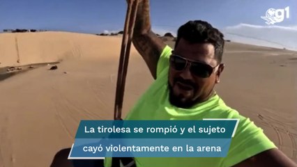 Turista graba su propia muerte al caer de una tirolesa