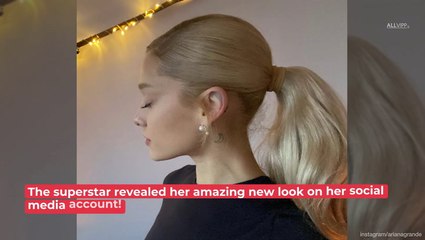 Ariana Grande Goes Blonde! She Surprises With A New Look